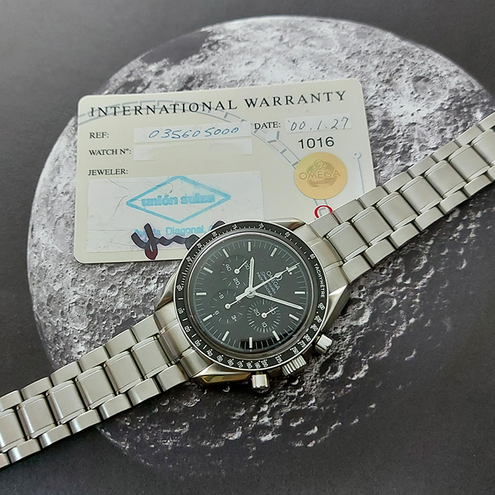 Omega Speedmaster Moonwatch Apollo 11 30th Anniversary Wristwatch Ref. 3560.50